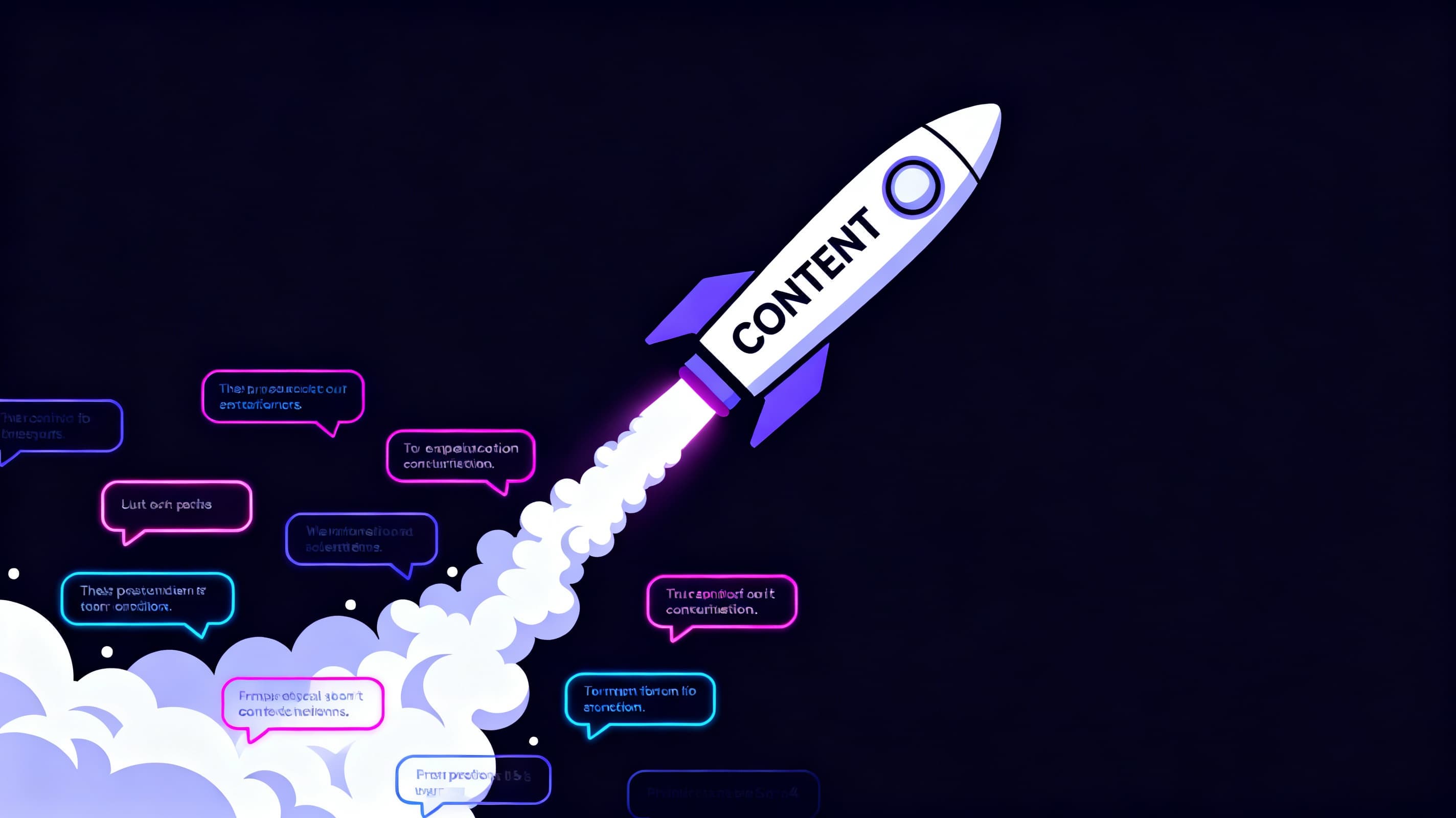 Viral Velocity concept - Content rocket fueled by Hook, Pacing, and Readability